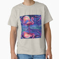 Cosmic Flamingo Pixel Art by Kaos-Bit