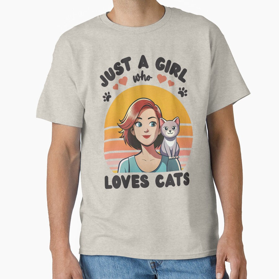 Just a Girl who Loves Cats by FerminaDesigns