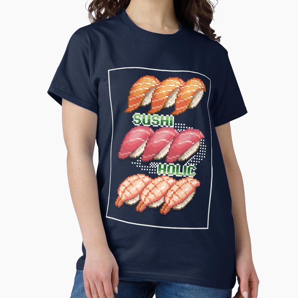 Sushiholic - Sashimi Pixel Art by PinkbeanArt