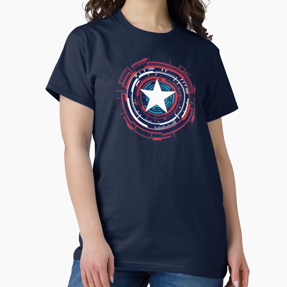 America Hero Futuristic Logo by Federico Melega