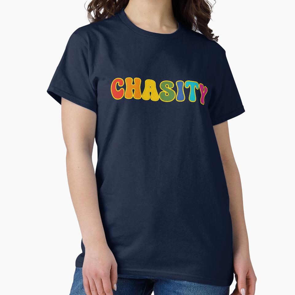 ❤️ Chasity Personalized Name Wavy Retro Shirt, Coffee Mug, Sticker Gift by HelixPedia
