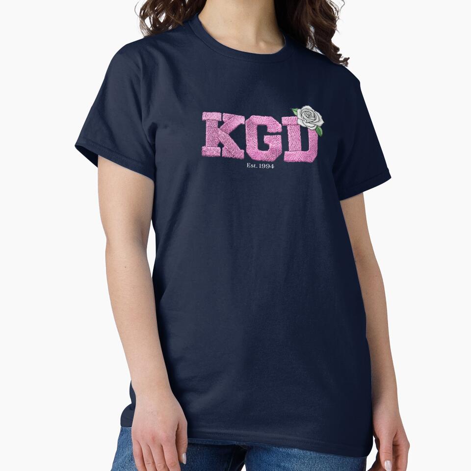 Purple KGD Embroidered Design by KGD Theta Chapter