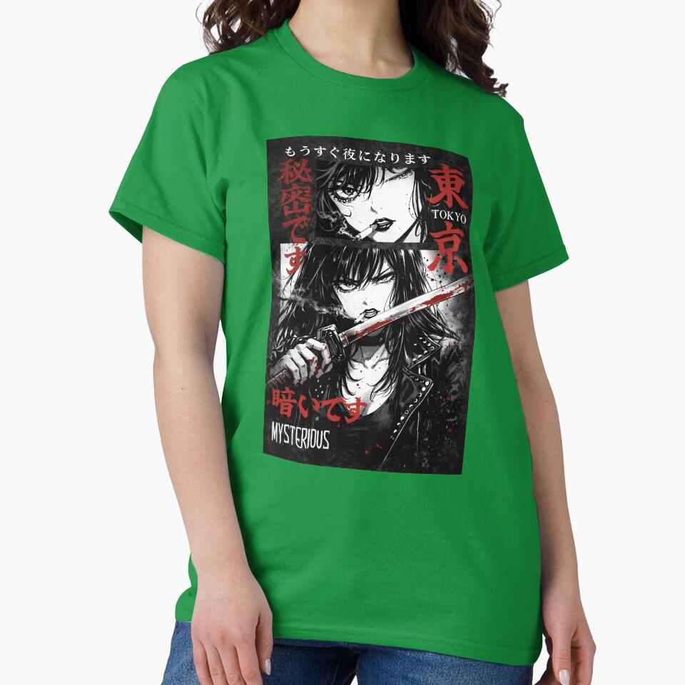 Mysterious Warrior Women  Oversized T-Shirt by happybunnnies