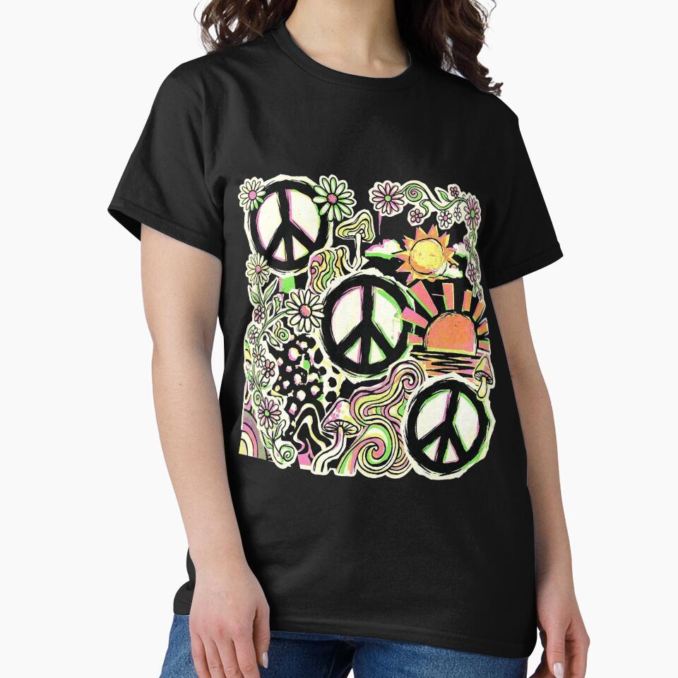 Peace Hippie Flower Stop The War by MasterShong