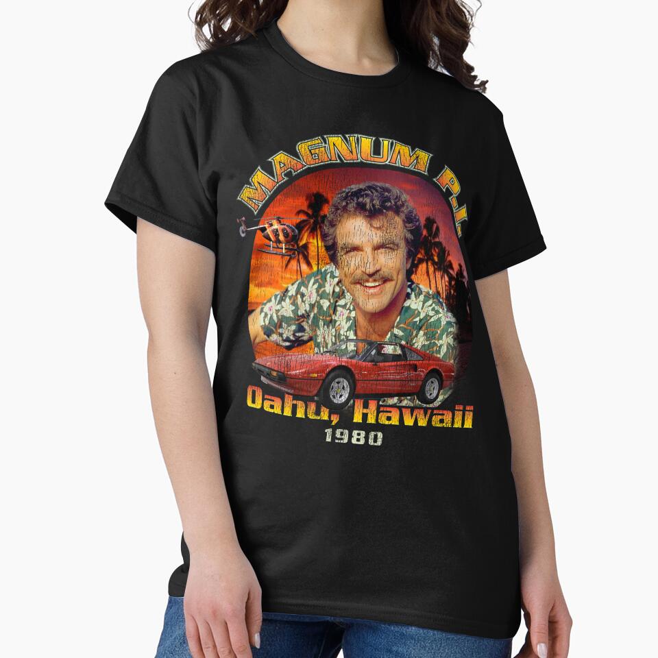 Thomas Magnum PI Retro 1980 Worn by Alema Art
