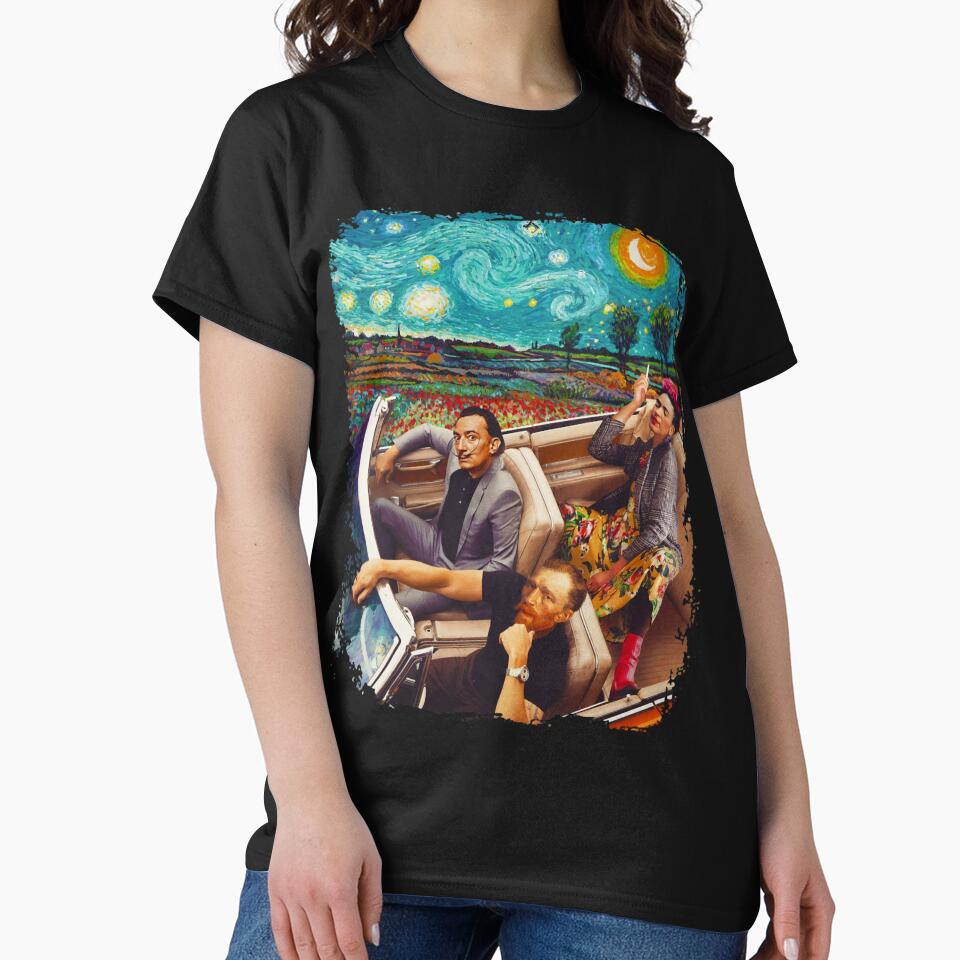 Vincent-Van-Gogh-Frida-Salvador-Dali-Banksy-car by tiengviet2