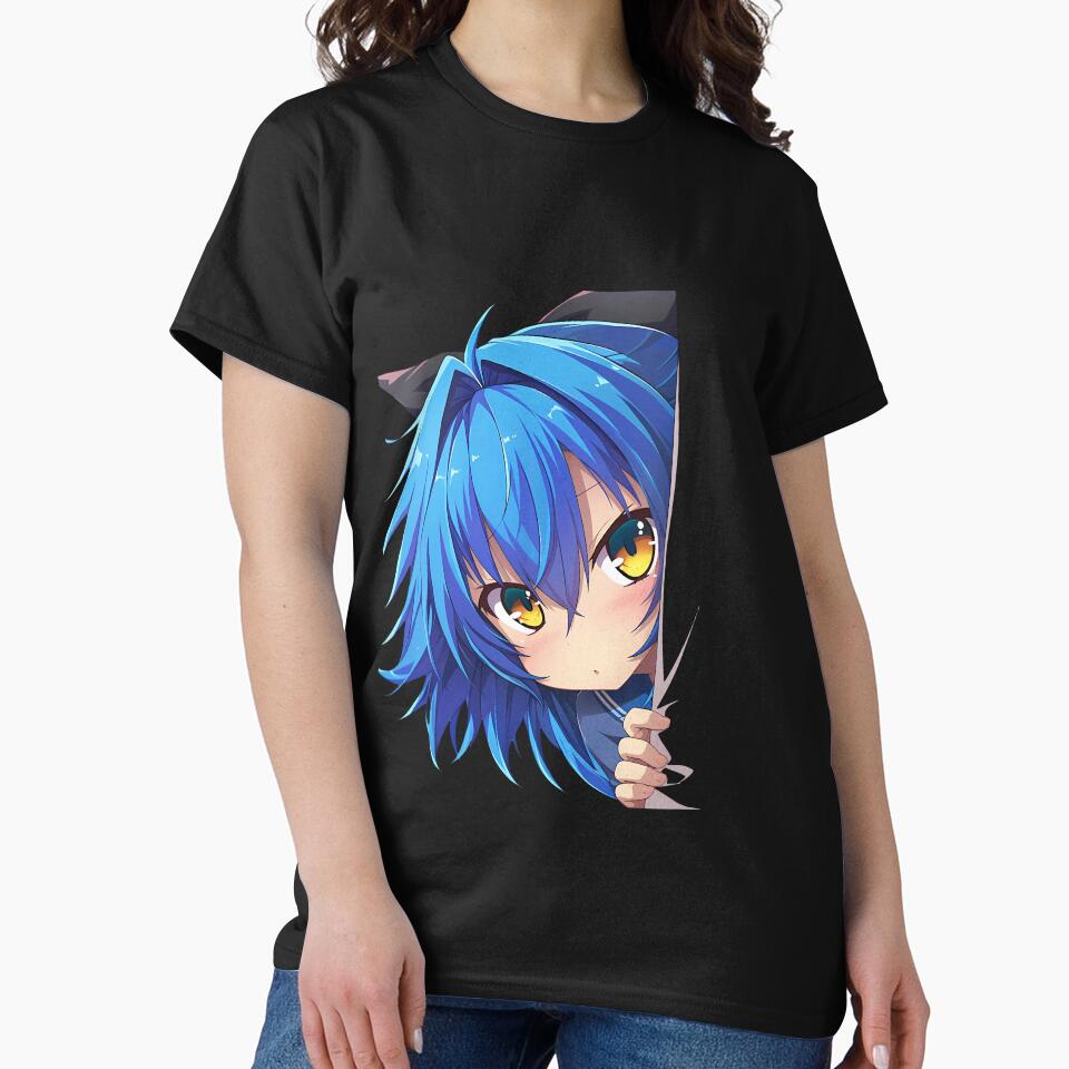 Xenovia Quarta High School DxD Anime Girl Chibi Kawaii Peeker by HumbertoValveno