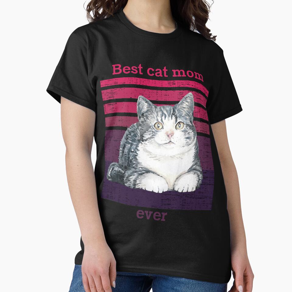 Cat t shirt - Best cat mom by ana5849