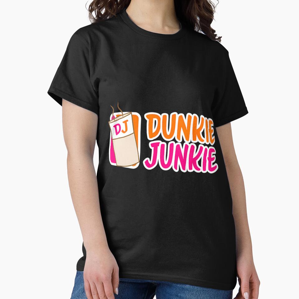 Donut and coffee lover Dunkie Junkie Short Sleeve by vkcnsaso51