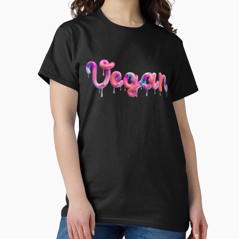 Vegan - 3d Style Dripping Paint by GreenSlate