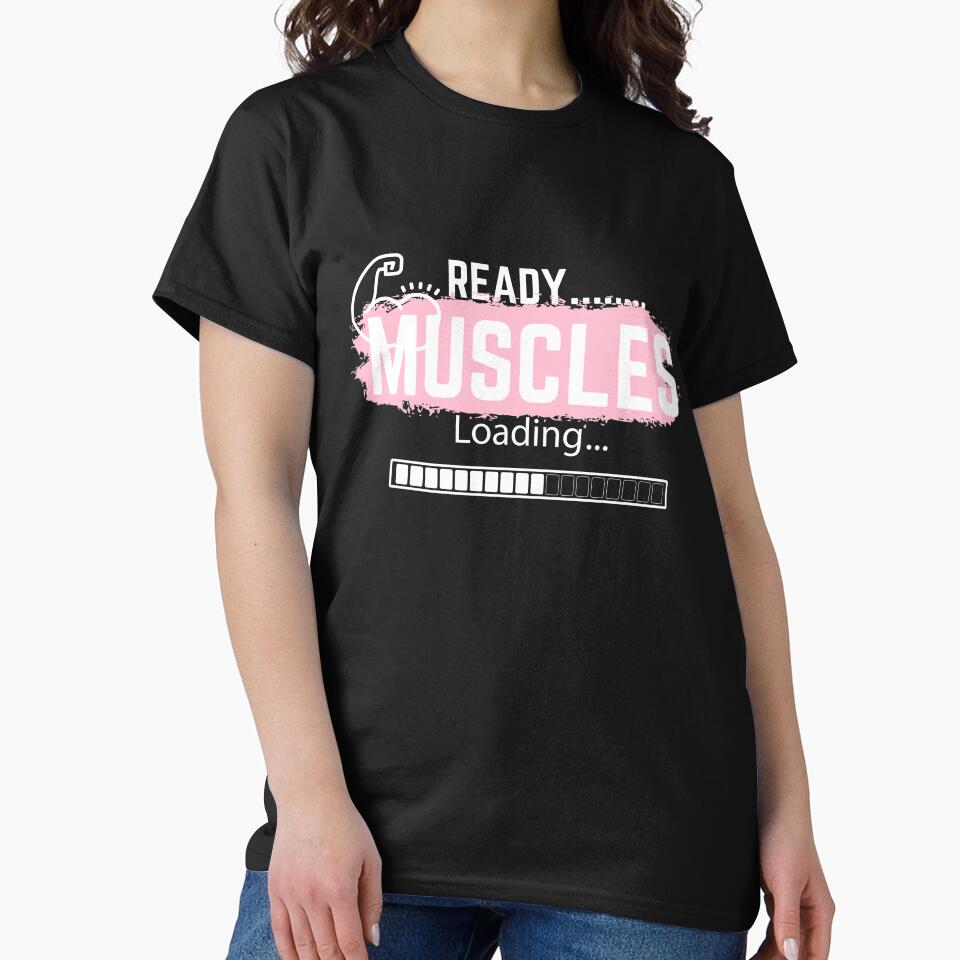 Ready Muscles Loading Please Wait Working Out Gym Gift For Husband Brother Dad Him by videogames86