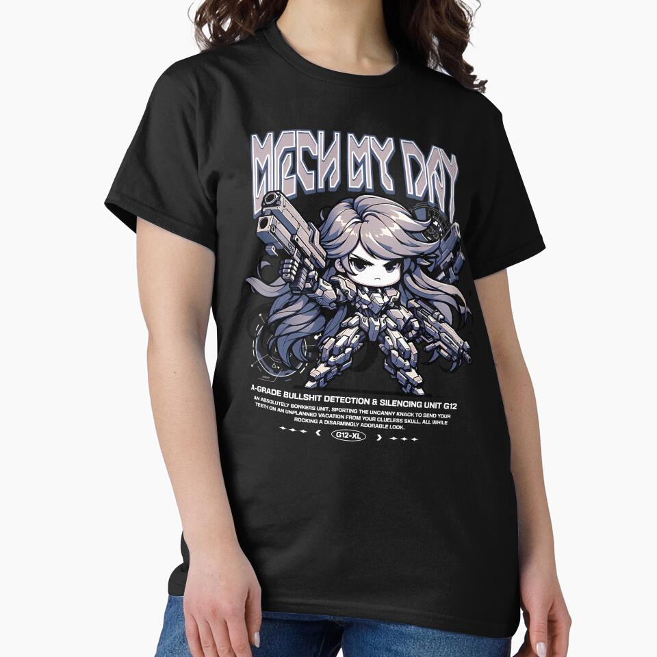 Mech My Day - Cute Chibi Mecha Girl by DesignedByMarty