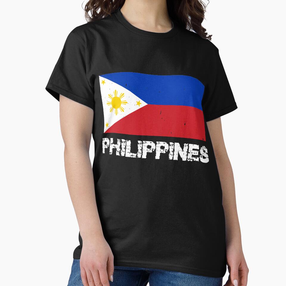 Philippines Flag T-Shirt for Men and Women by AllStarMerch