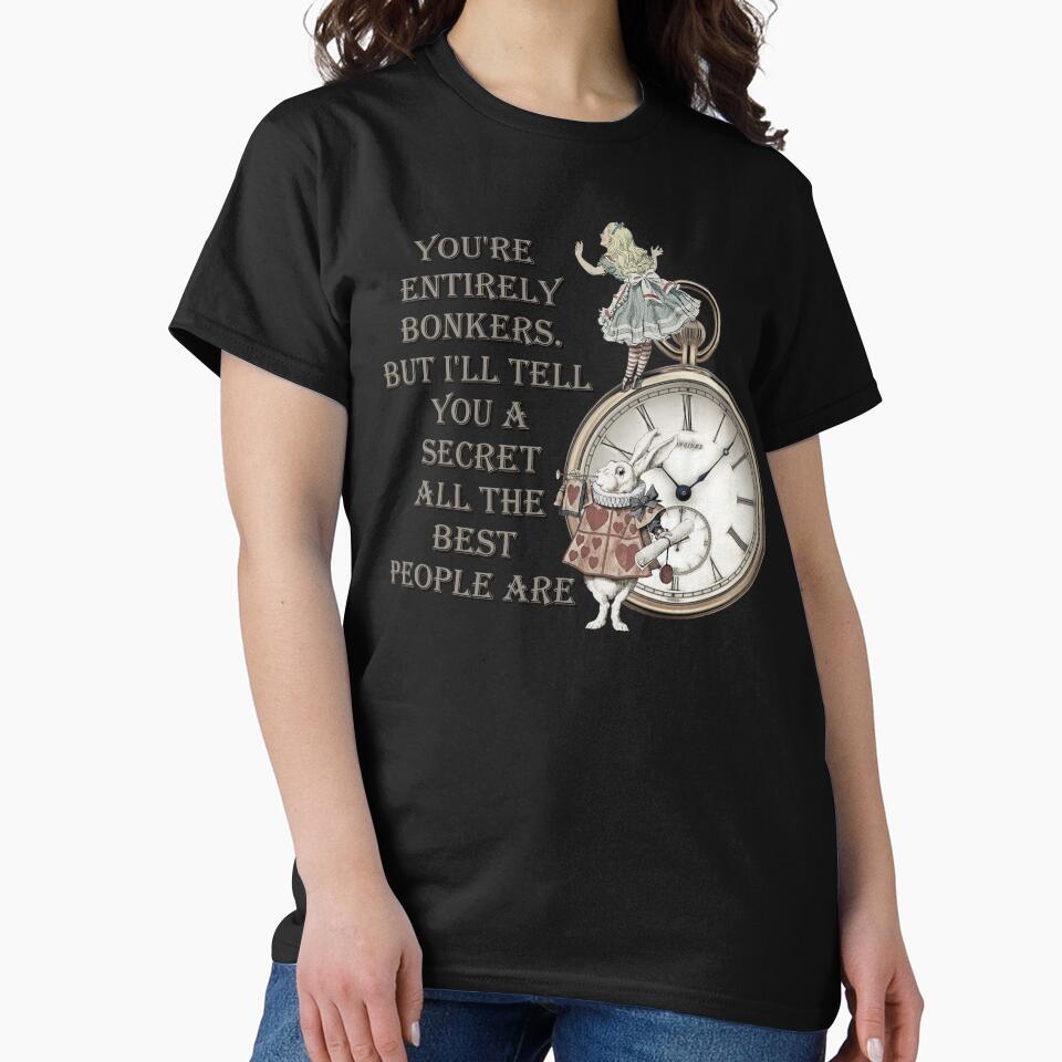 Bonkers Quote Time - Alice in Wonderland by maryedenoa