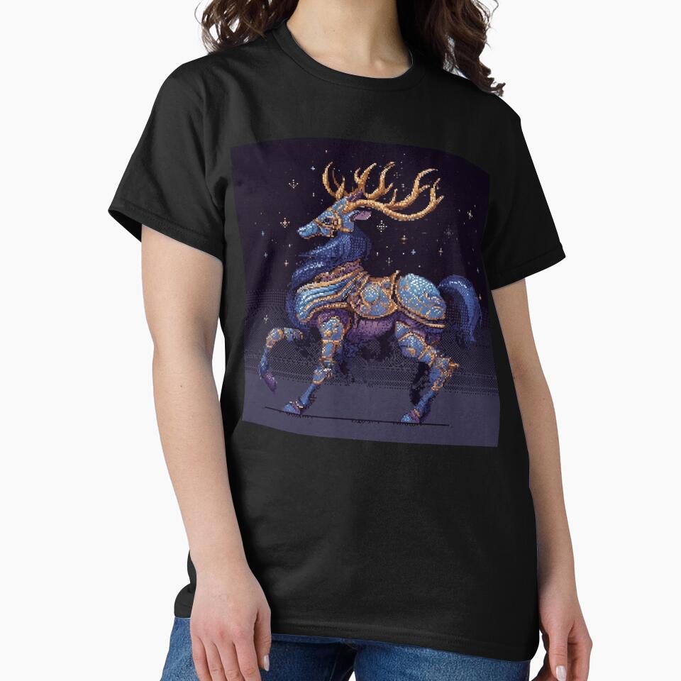 Space Deer Pixel Art by Kaos-Bit