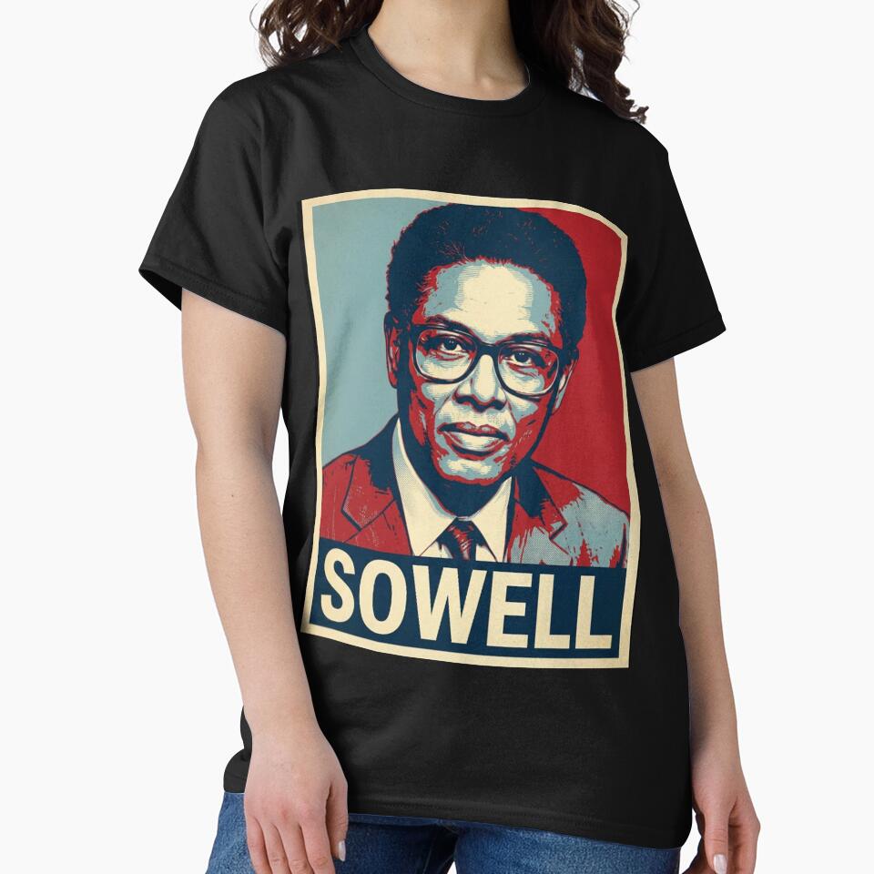Thomas Sowell Basic Economics Hope Style Poster by DamianRoy88