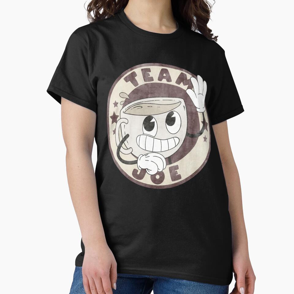 Team Joe Cartoon Coffee Badge by JackalopeCove