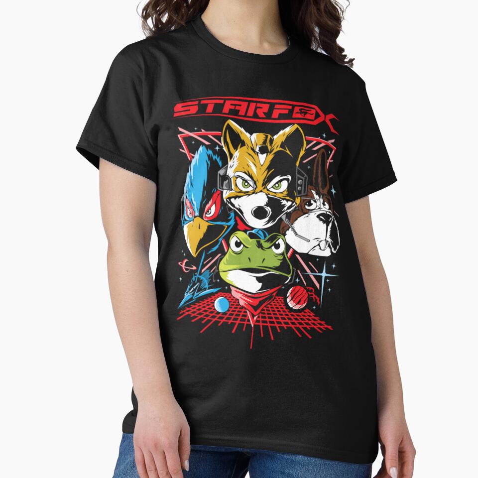 Starfox Retro Video Game by Poufka Designs