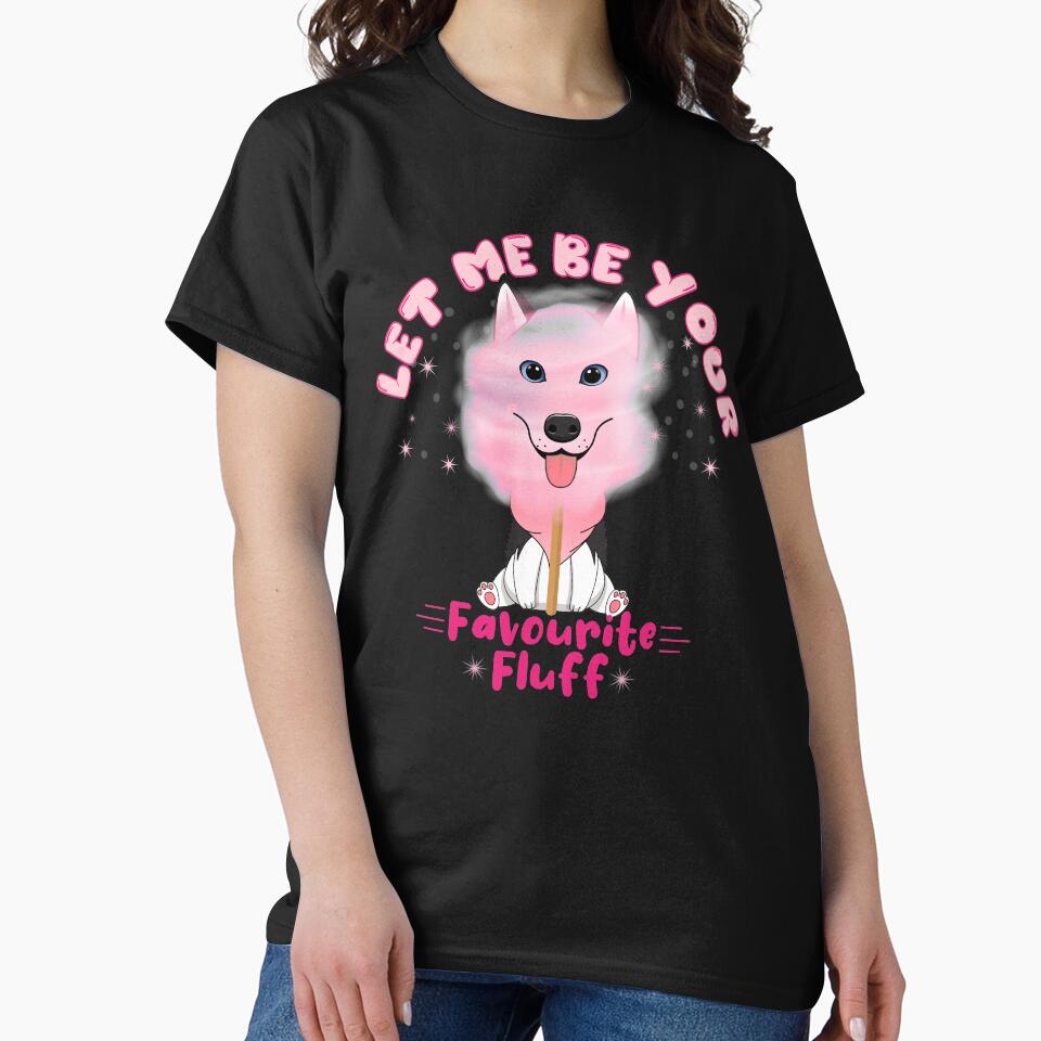 Cute Sweet Husky Puppy Pink Watercolor Cotton Candy by PinkPandaDesign