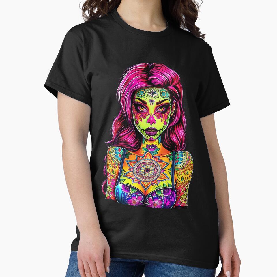 Skull Girl Tattoo by macadolie