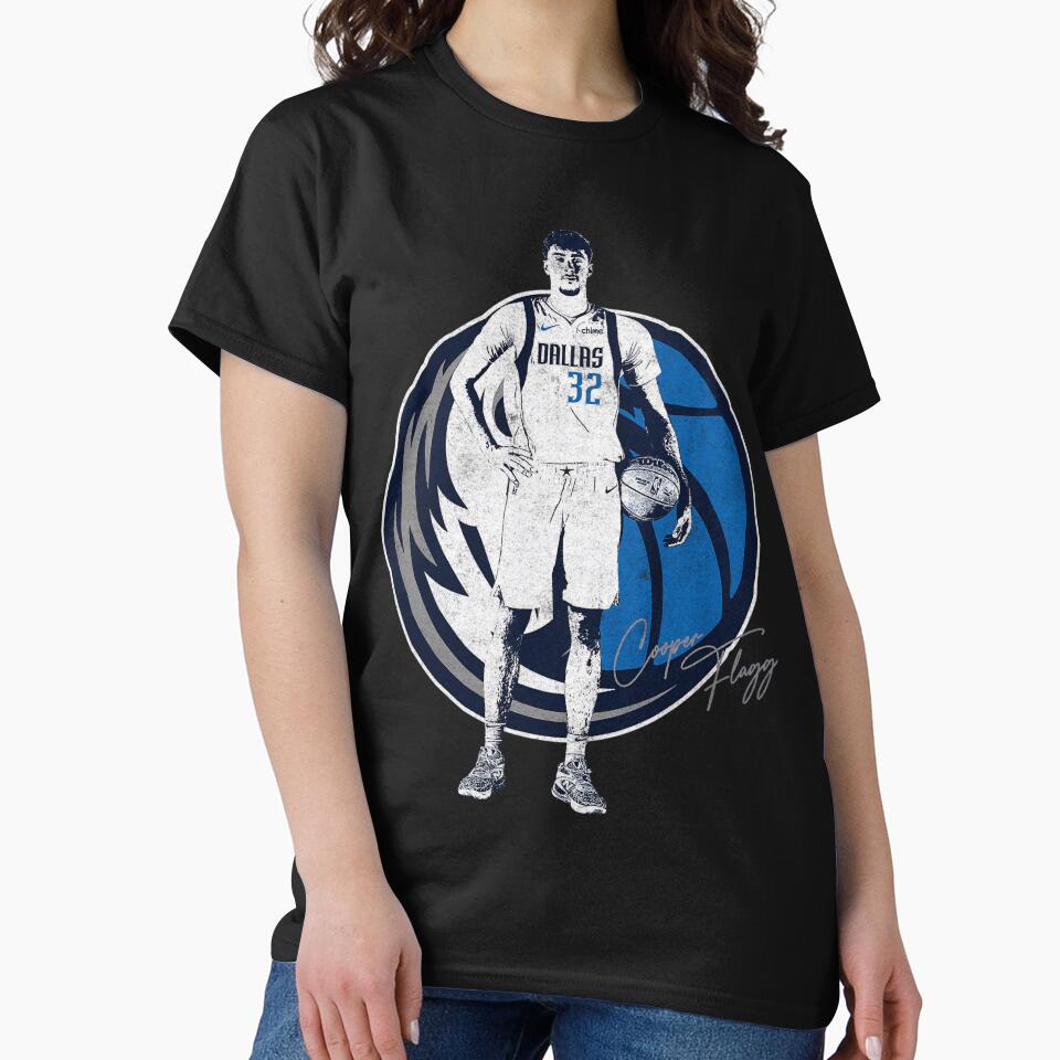 Cooper Flagg Dallas Mavericks No. 32 Official NBA Player Art by maslachfi