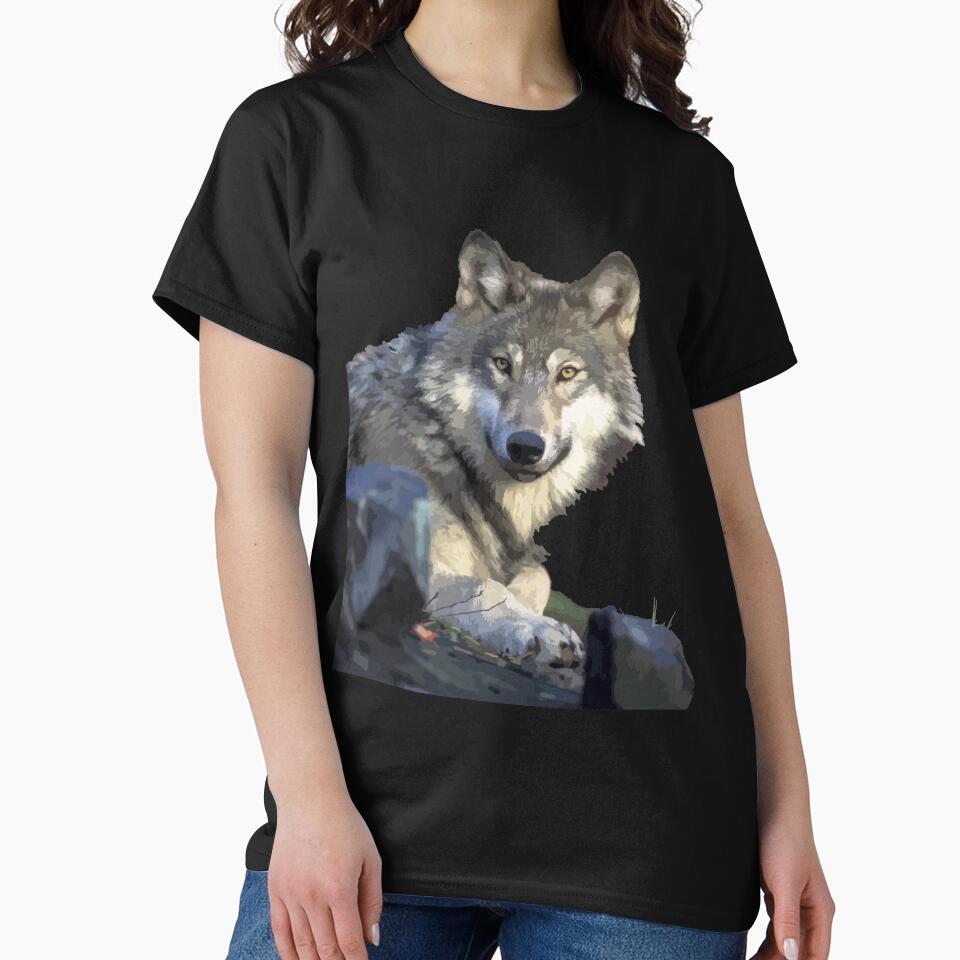 Wolf T-Shirt for Men and Women by AllStarMerch