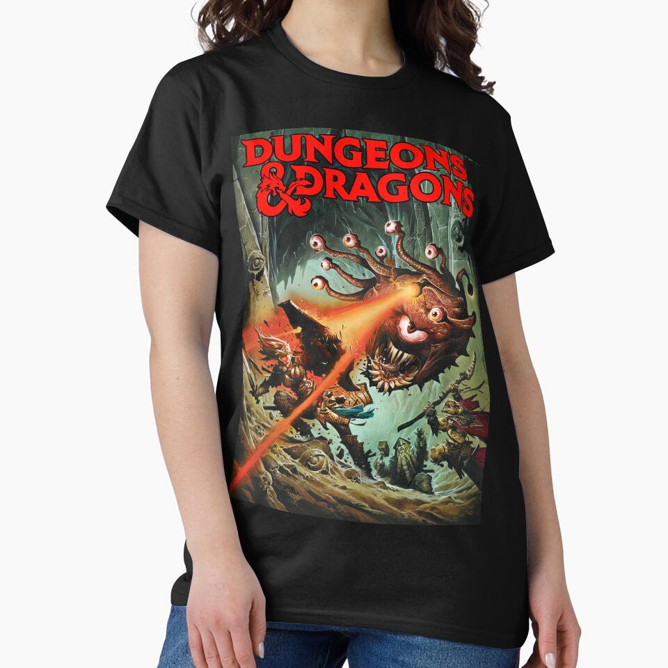 Classic Dungeons & Dragons Design (red text) by Kevin Chaves