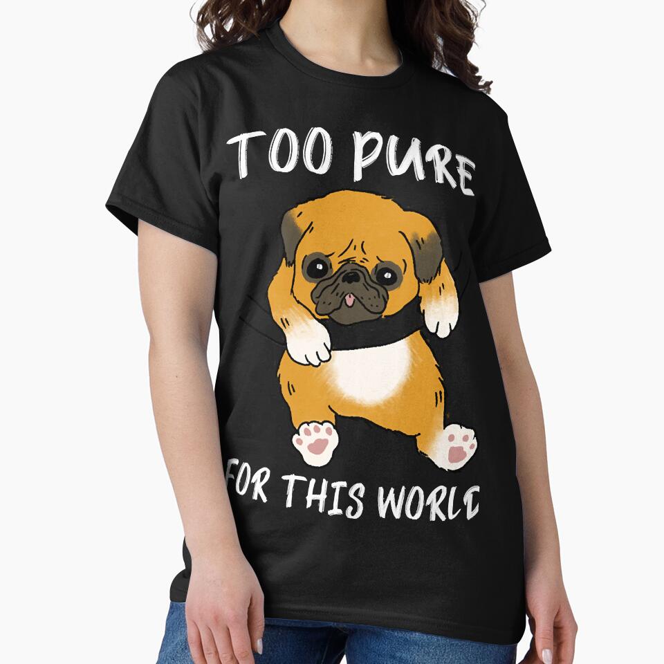 Too Pure For This World Pug Puppy by rown196