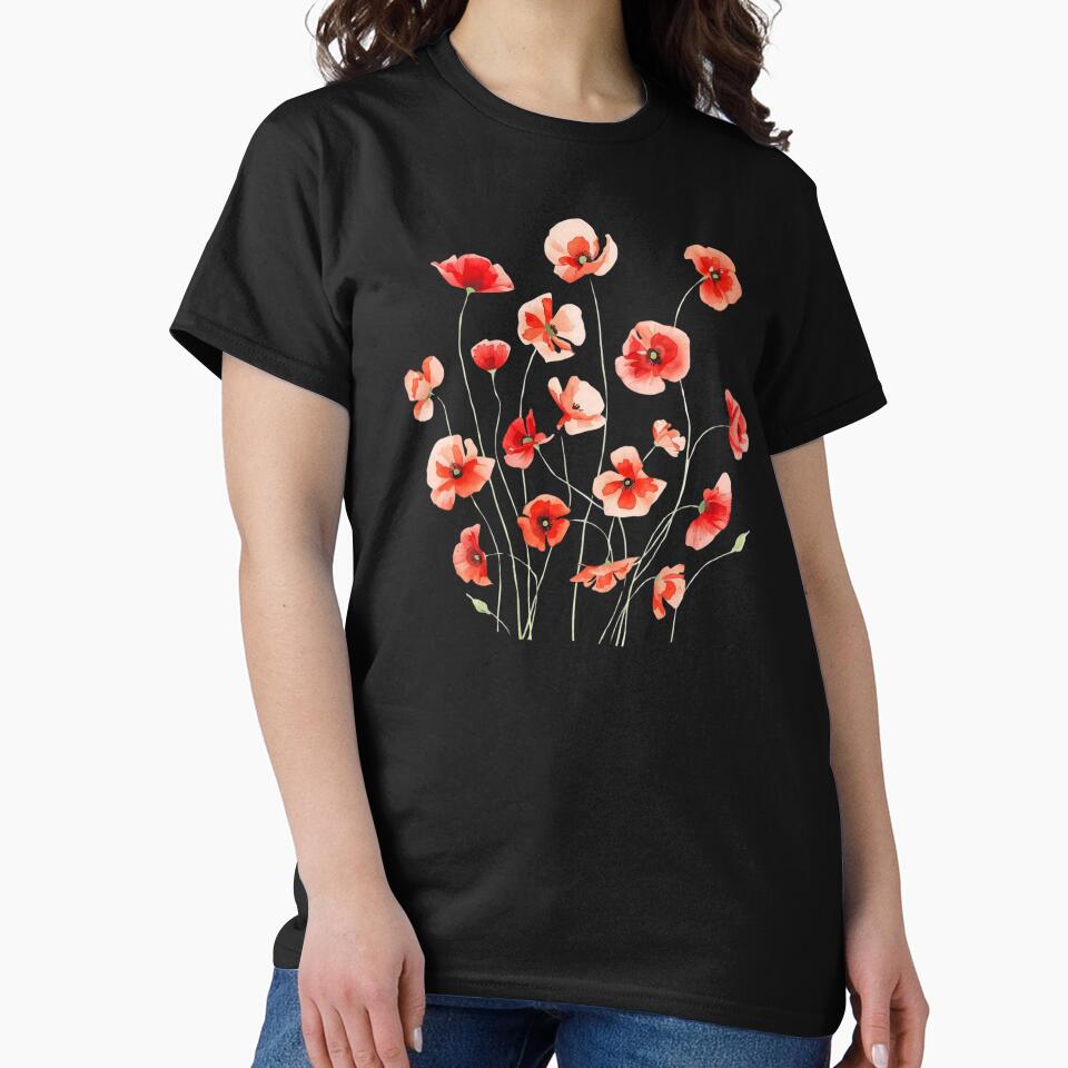 Bouquet of small red poppies by uunaa