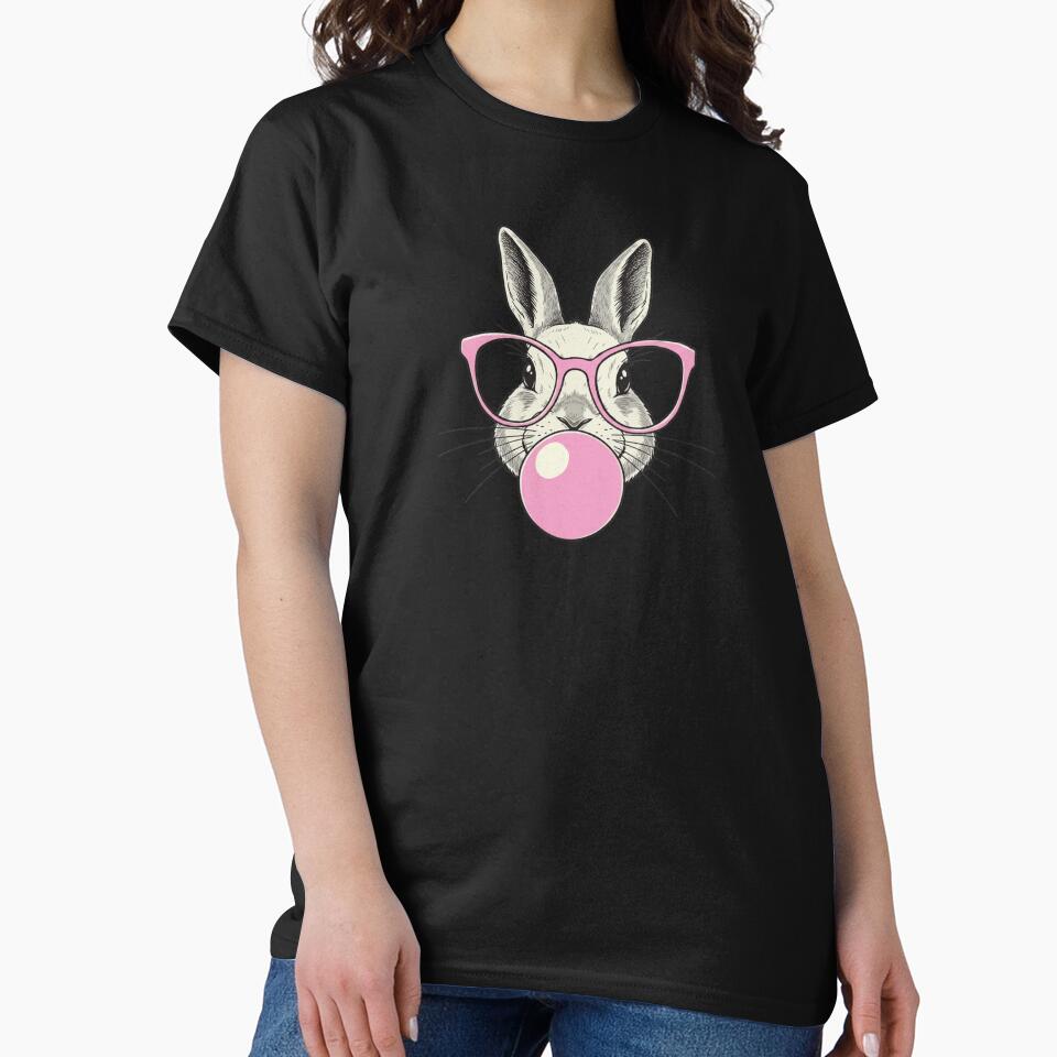 Smarty Bunny Bubblegum Pop Easter Animal Lover by salmzouriart