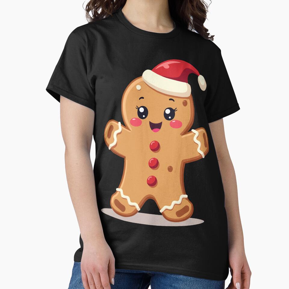 Kawaii Christmas Cookie - Sweet Gingerbread Cartoon Style by Hans-Design