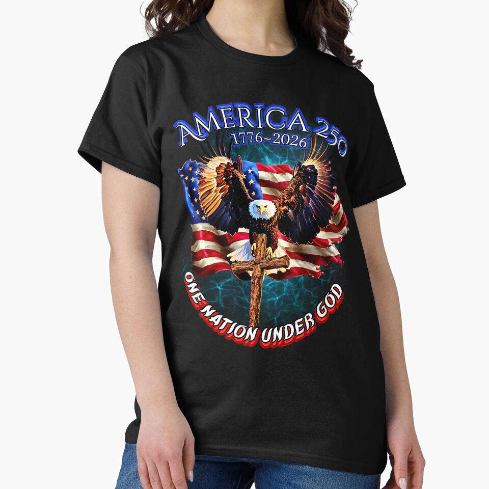 American 250 One Nation Under God by Tripp Art Studio