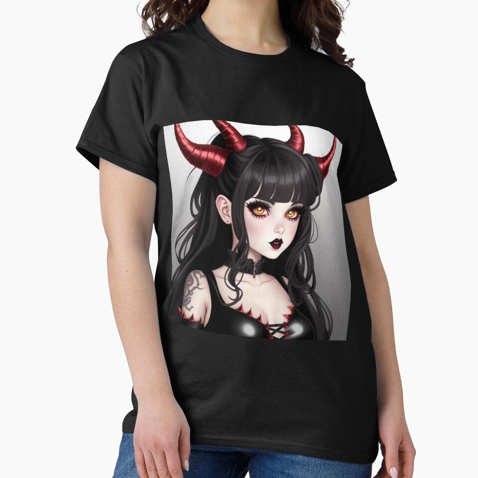 Goth Girl Cute Artwork 5 by GothShop