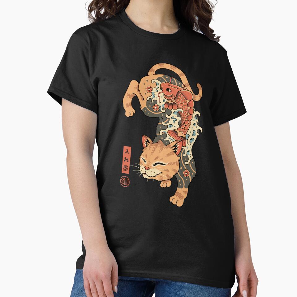 Koi Fish Cat Irezumi by vincenttrinidad