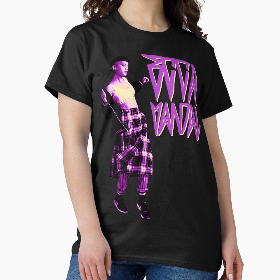 Purple Typography With Alternative Rock Woman Musician by HydroSketchy