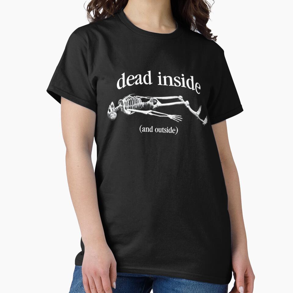 Dead Inside (and Outside) Skeleton by snazzyseagull