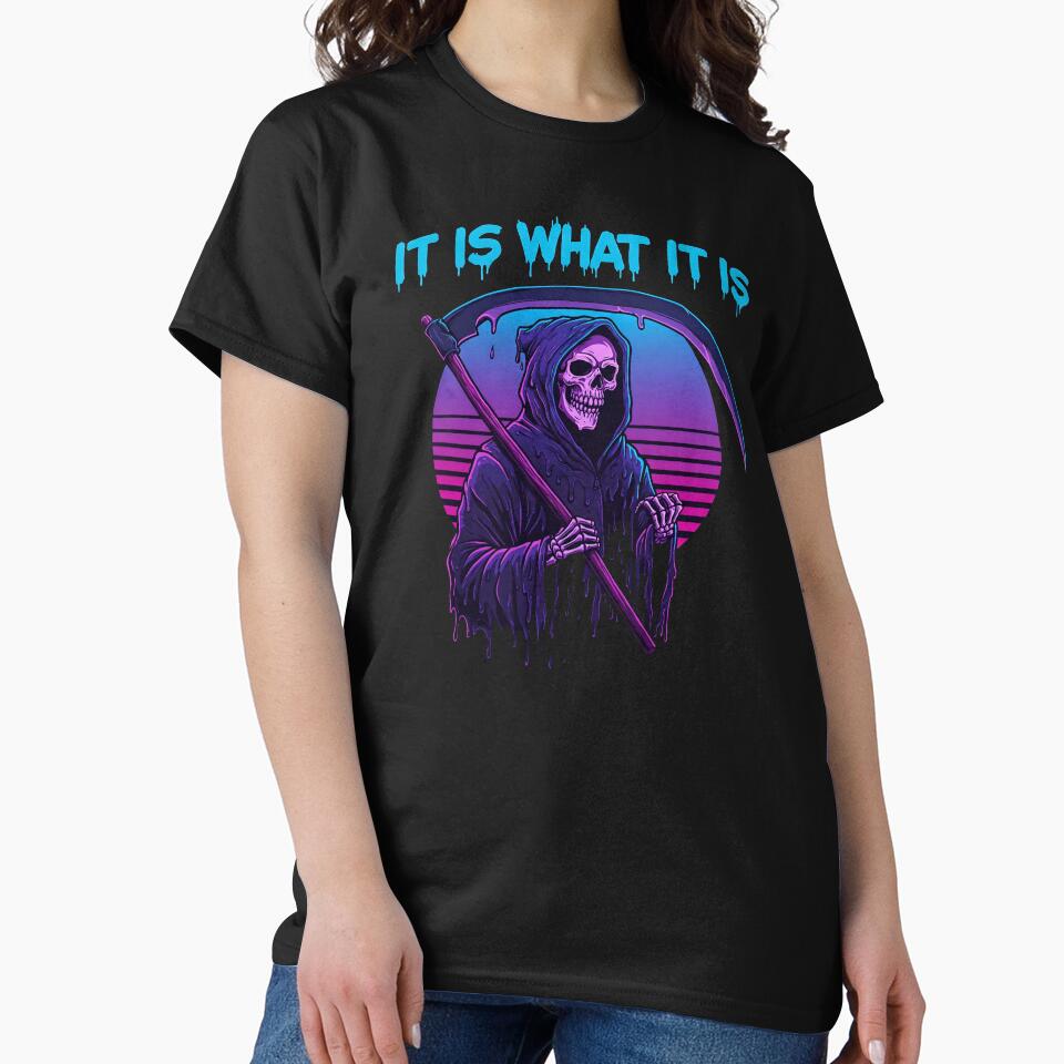 It Is What It Is - Death Pastel Goth Grim Reaper Drip by svarupa