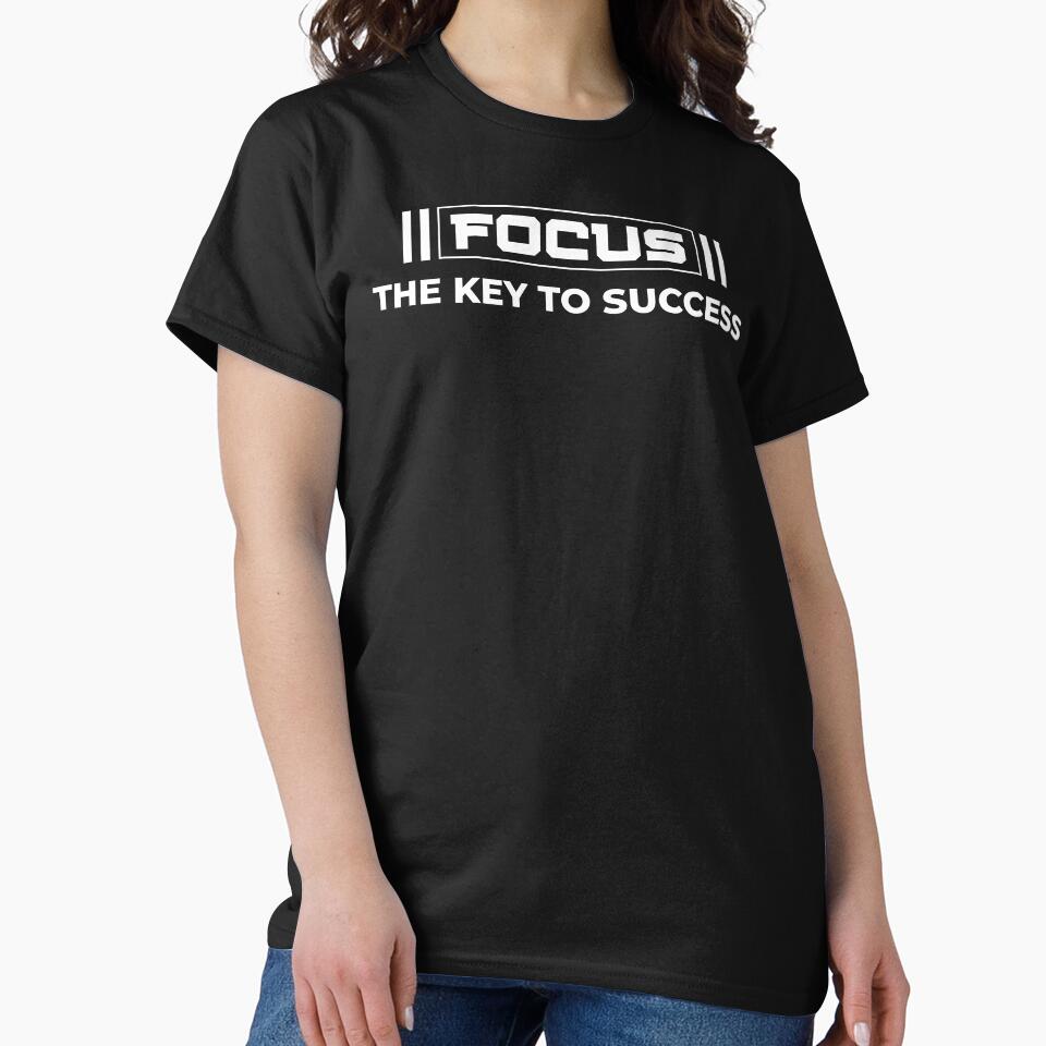 Focus – The Key to Success | Minimal Motivation Typography by THE RADIANT LEGACY
