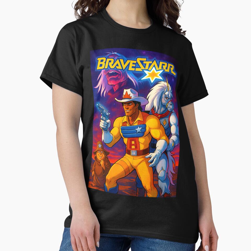 Bravestarr Retro Sci-Fi Hero Vintage Style by Retr0Tshirts