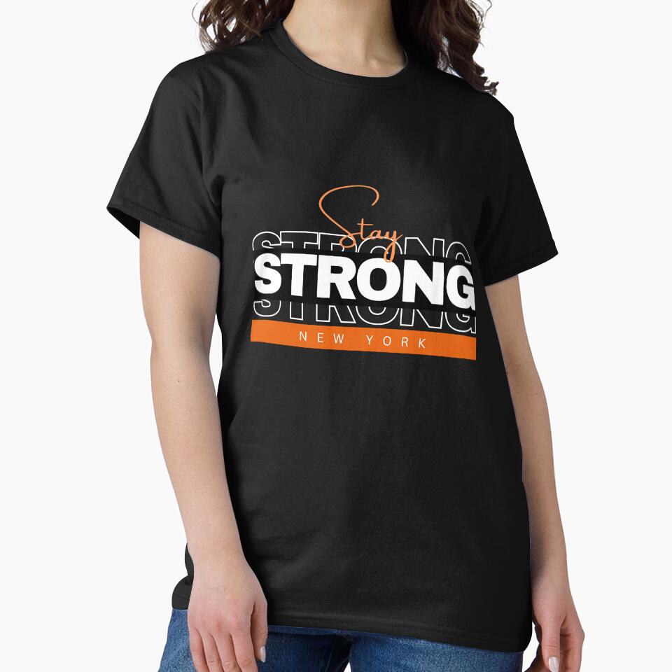 Strong new york T-SHIRT by MonaraStudio