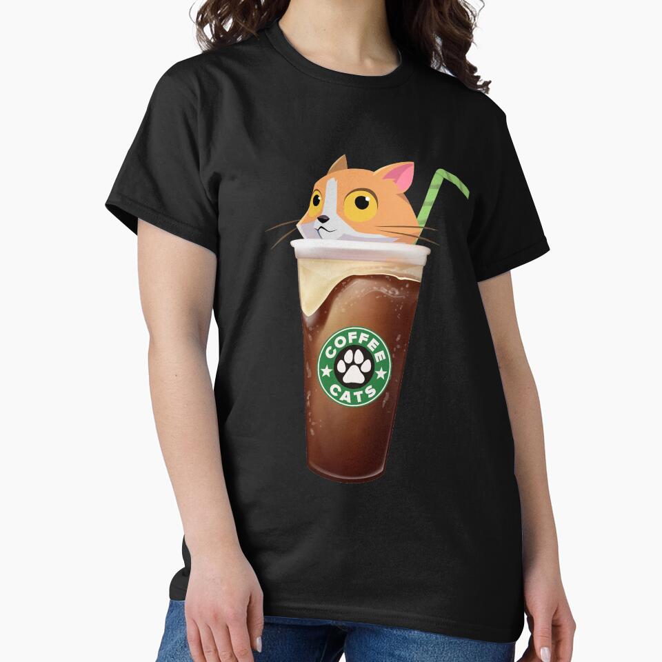 Coffee and Cats Shirt Funny Cat Lover Gifts by simplytldr