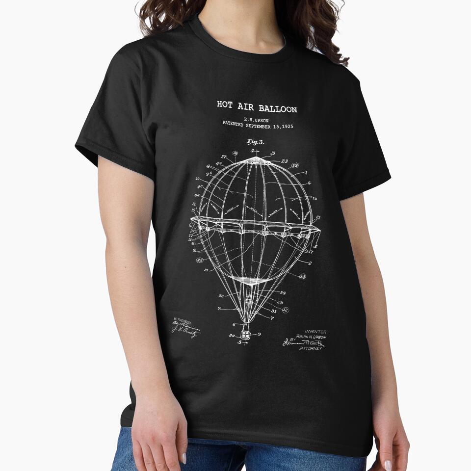 Hot Air Balloon by PATENT PRINTS