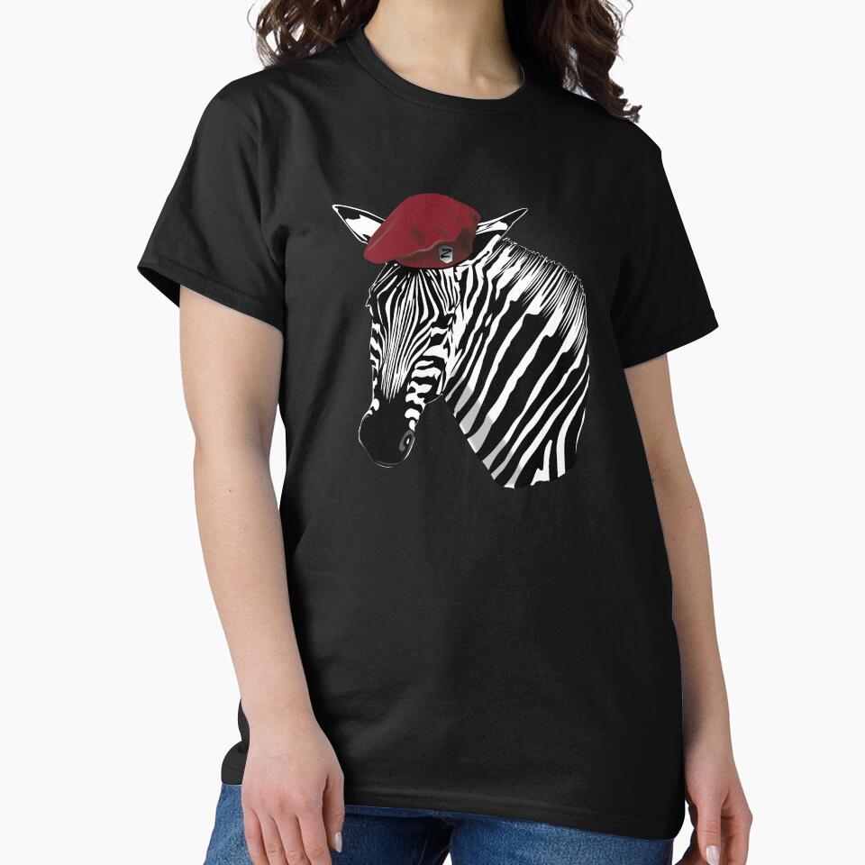 Zebra Red Beret by bumperbay