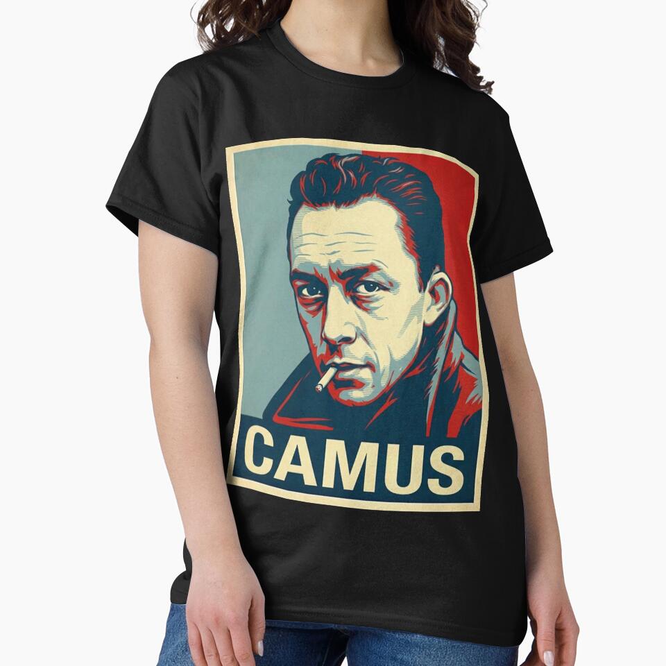 Albert Camus Hope Style Retro Poster Art by DamianRoy88