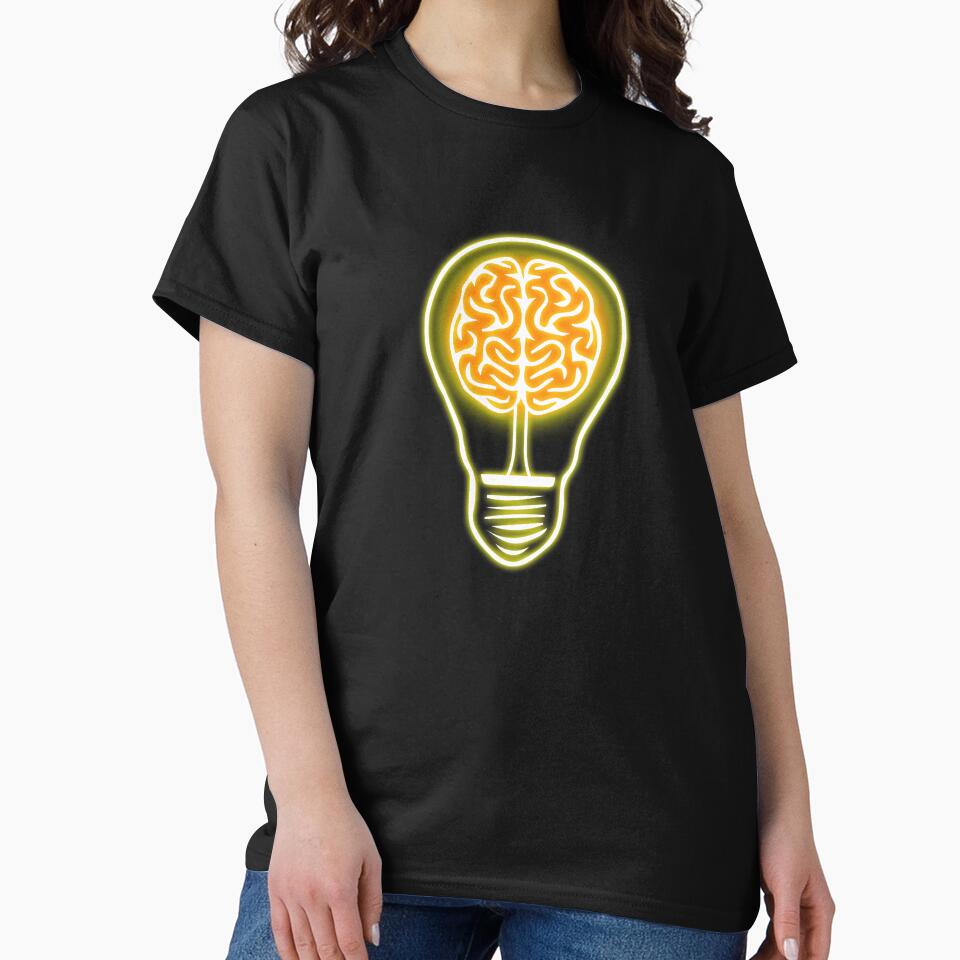 Light Bulb Idea Abstract Brain Mindfulness Cool Graphic by Essetino