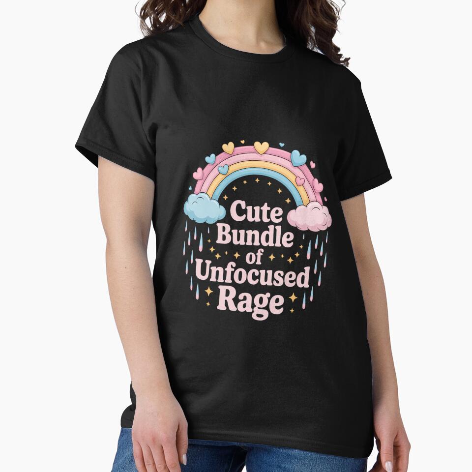 Cute Sayings Joke Funny Goth Rainbow by lilensgavadur