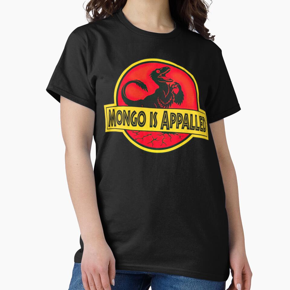 Mongo Is Appalled Funny Dinosaur Parody Dungeon Crawler Carl LitRPG Classic T-Shirt by ObsidPyth-Arts