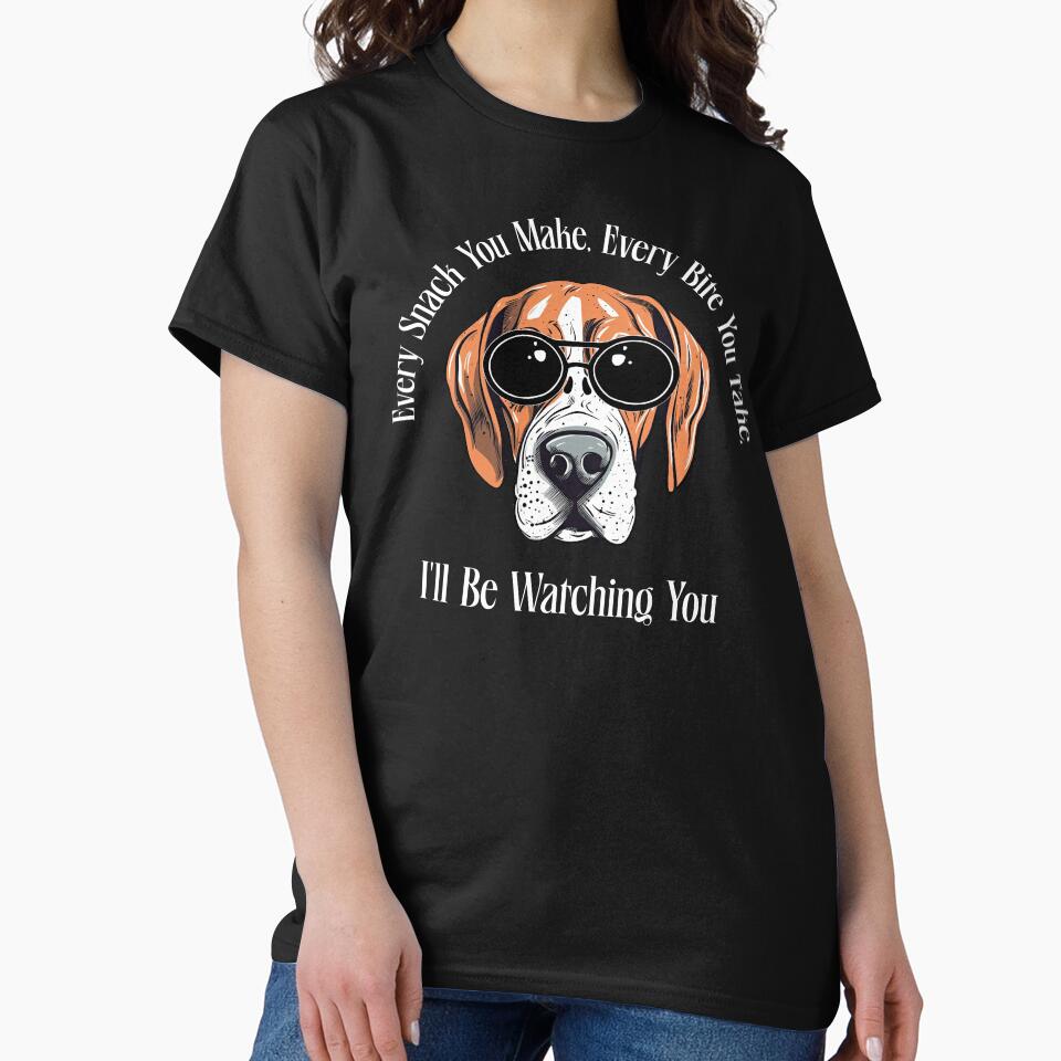 I'll Be Watching You Funny Dog by Sachie's Studio
