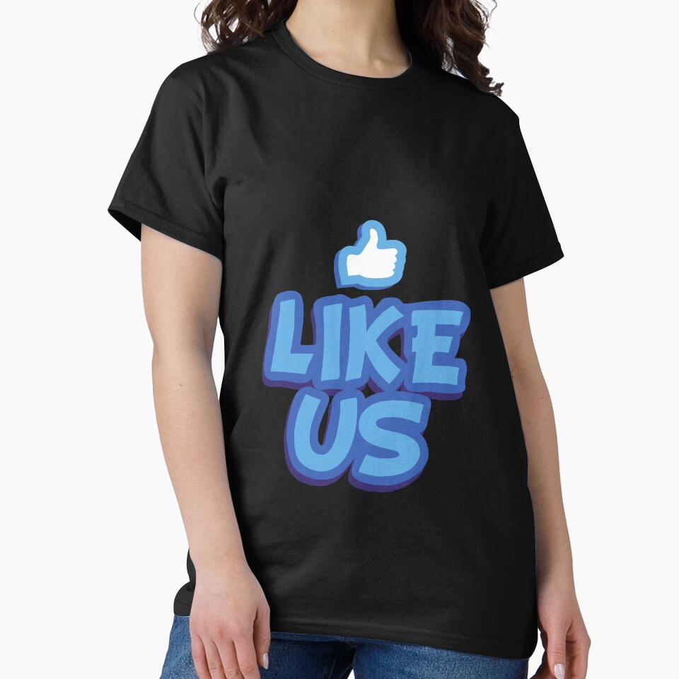Like Us Facebook Novelty Design by popotamfriends