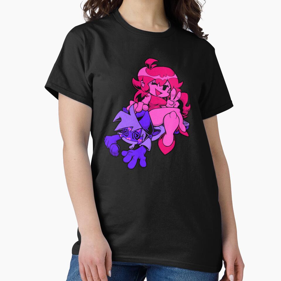 Friday Night Funkin (FNF) Boyfriend X Girlfriend Kickstarter T-Shirt & Sticker by coolartdotcom